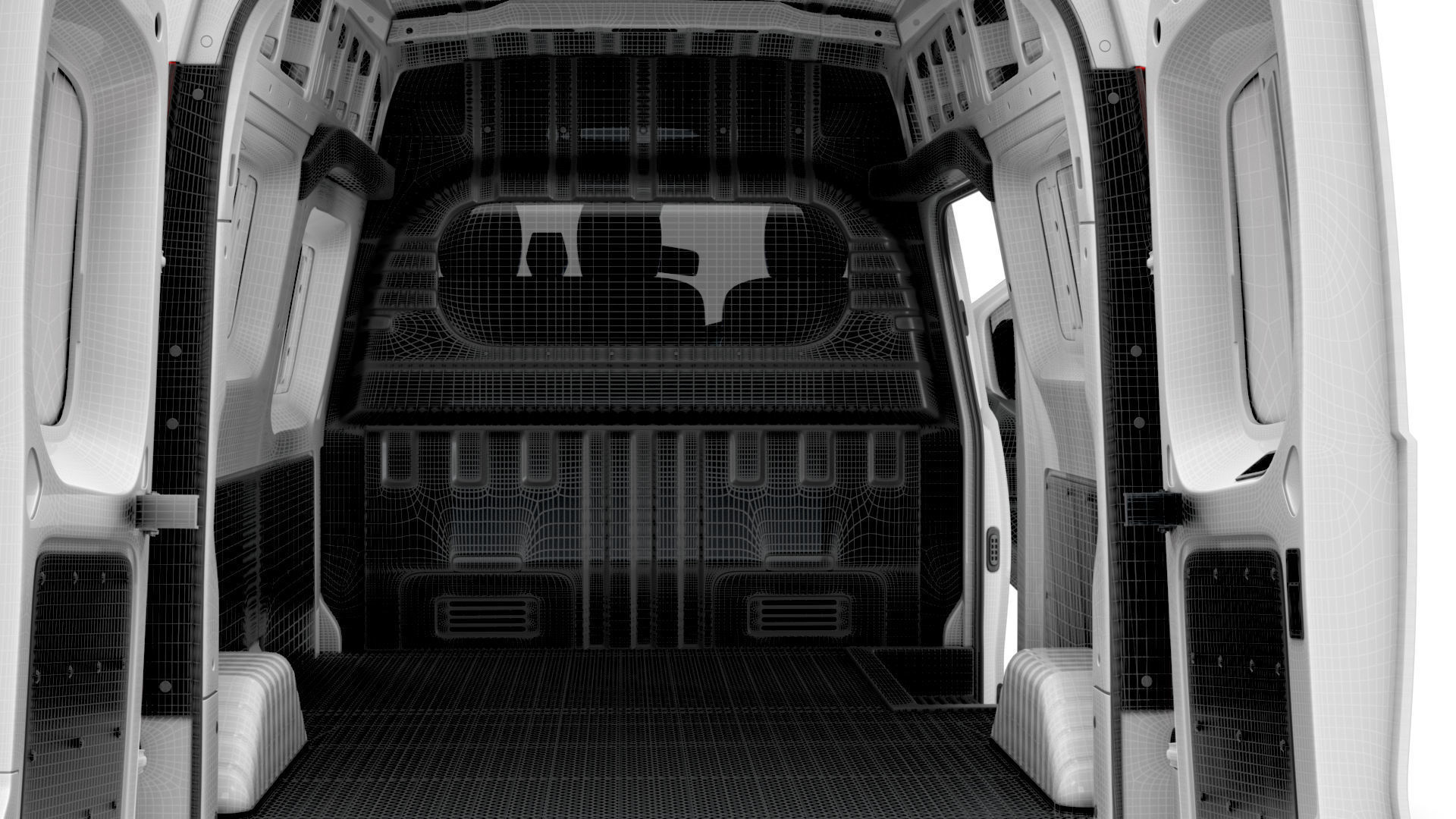 Chevrolet Express Max L2H2 HQ Interior 2025 3D model_29