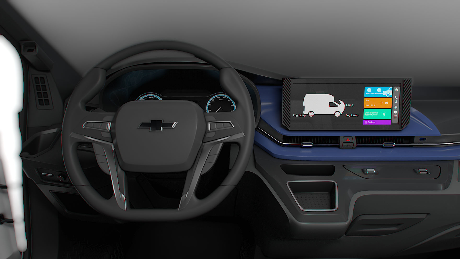 Chevrolet Express Max L2H2 HQ Interior 2025 3D model_14