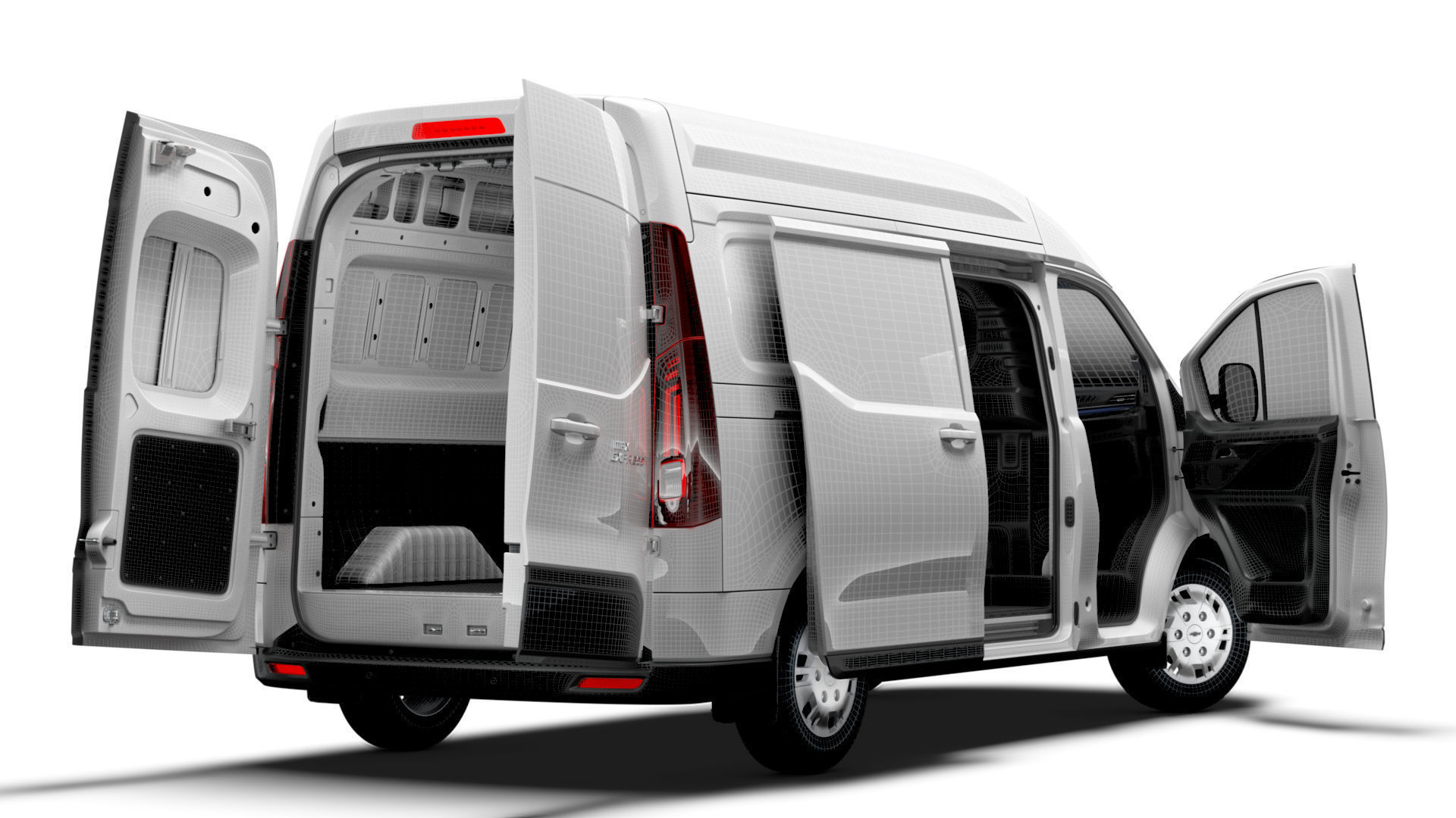 Chevrolet Express Max L2H2 HQ Interior 2025 3D model_20