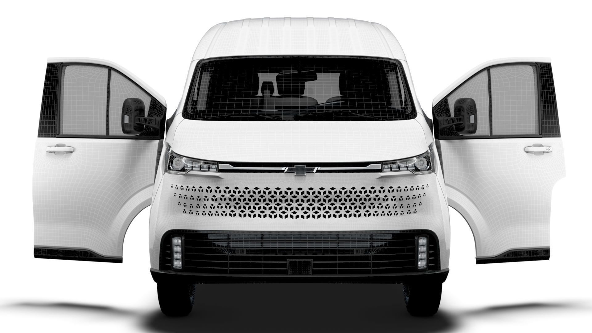 Chevrolet Express Max L2H2 HQ Interior 2025 3D model_21