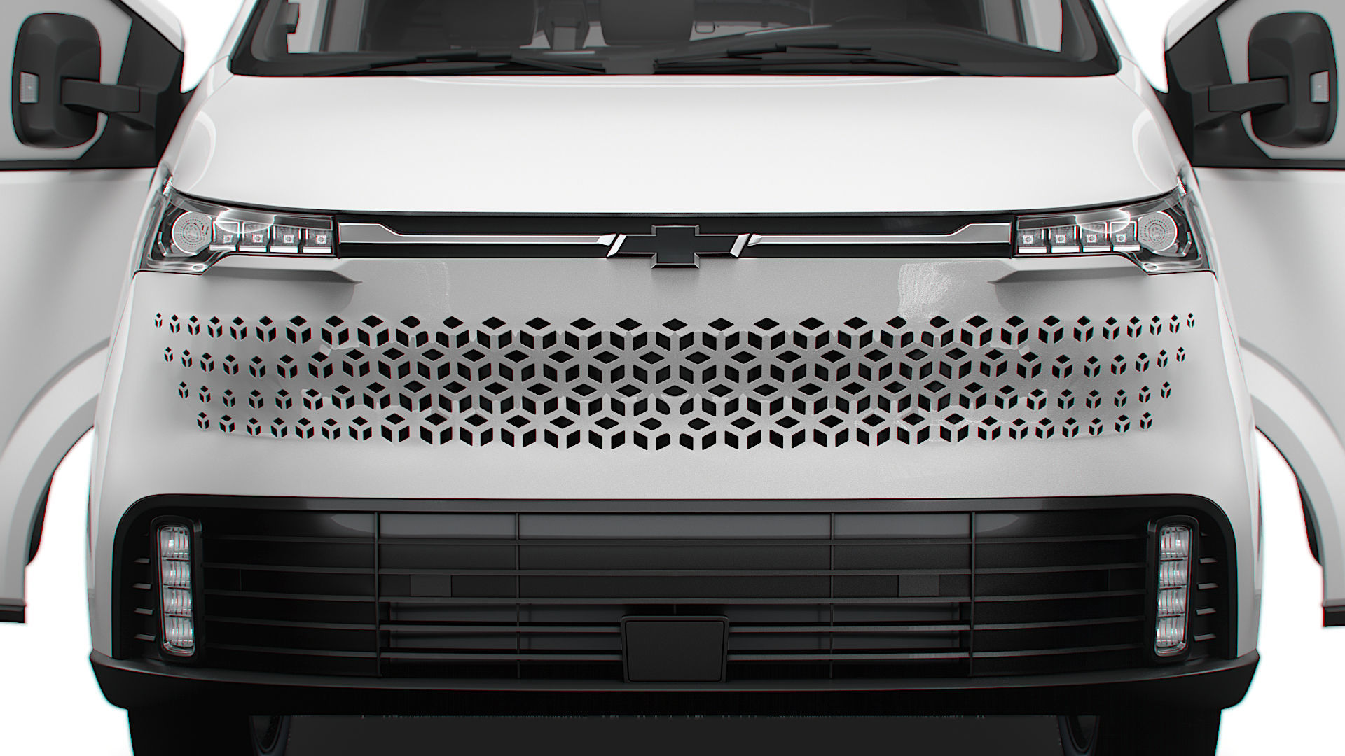 Chevrolet Express Max L2H2 HQ Interior 2025 3D model_7