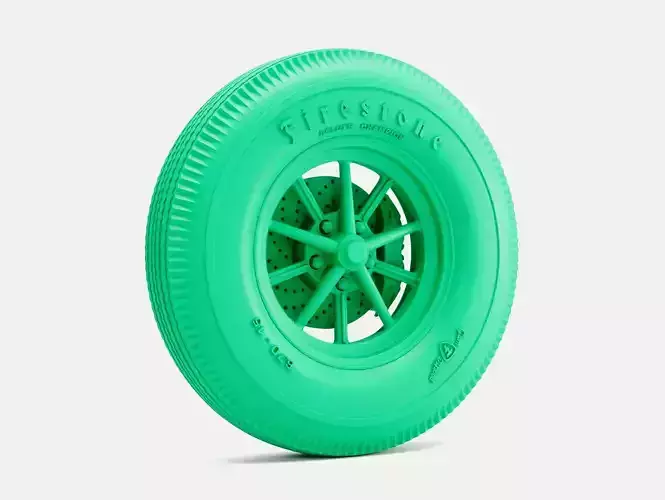 15x4 ET Gasser Wheel Firestone 670 15 Tire