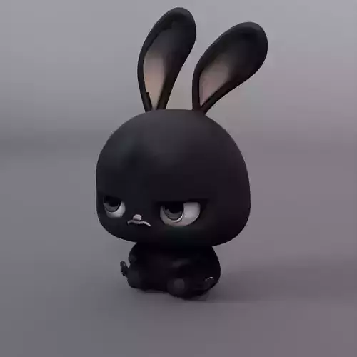 angry rabbit