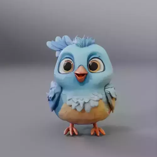 bird statue 3D model