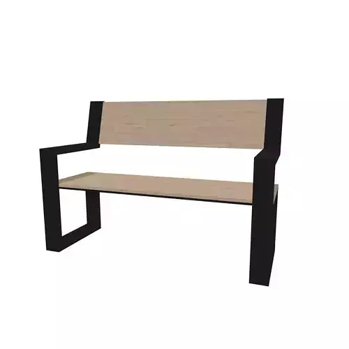 Minimalist Wooden Bench