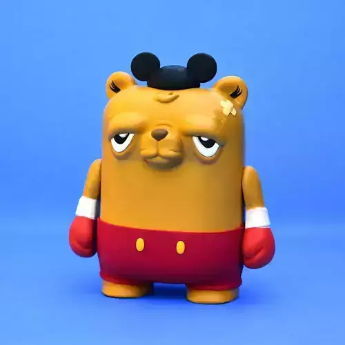 The Bear Champ Nice Edition Fan Art Toy 
