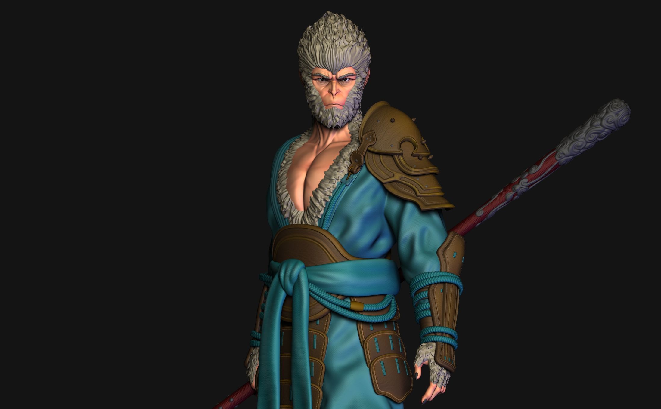 Black Myth Wukong 3D print model_4