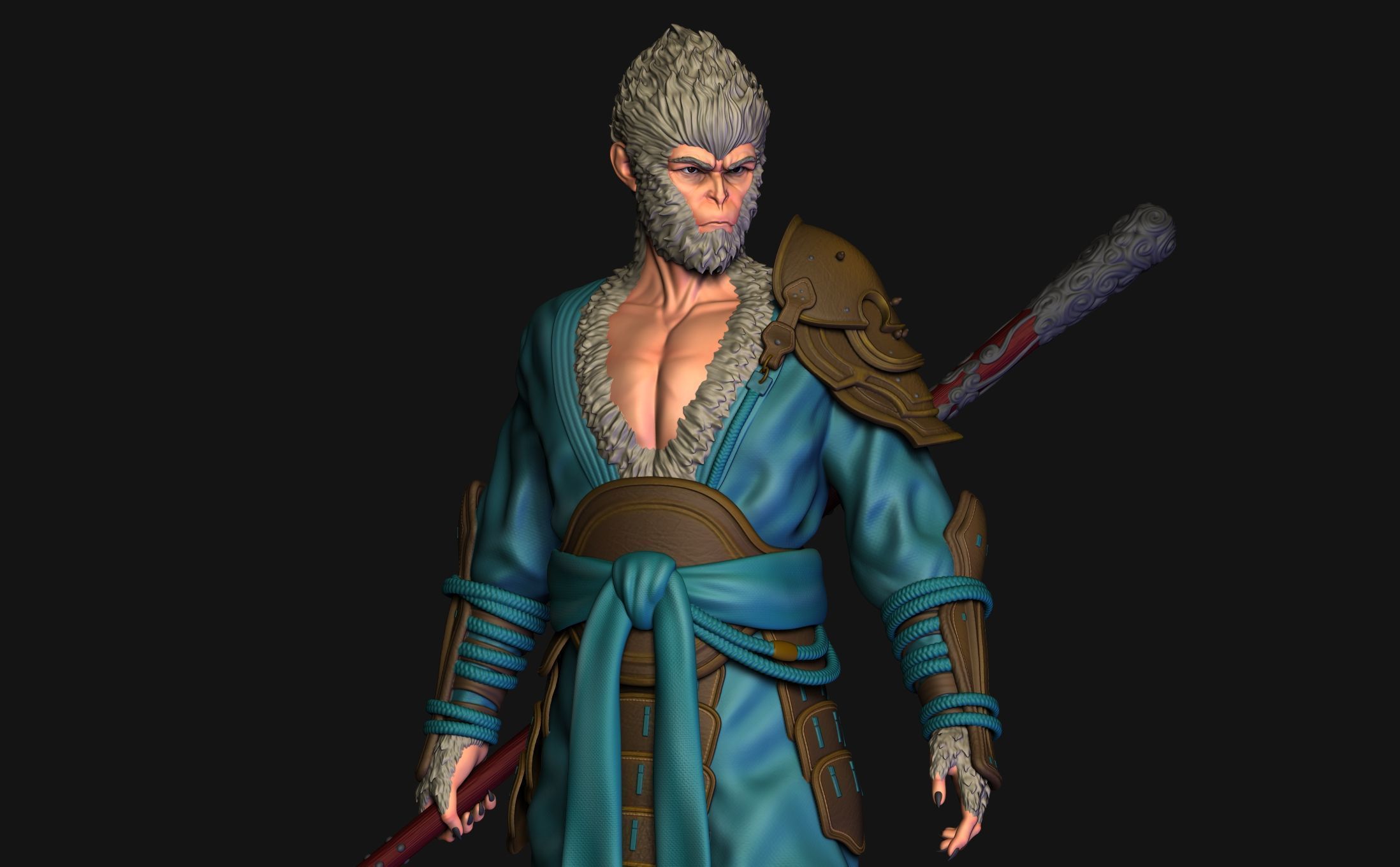 Black Myth Wukong 3D print model_8