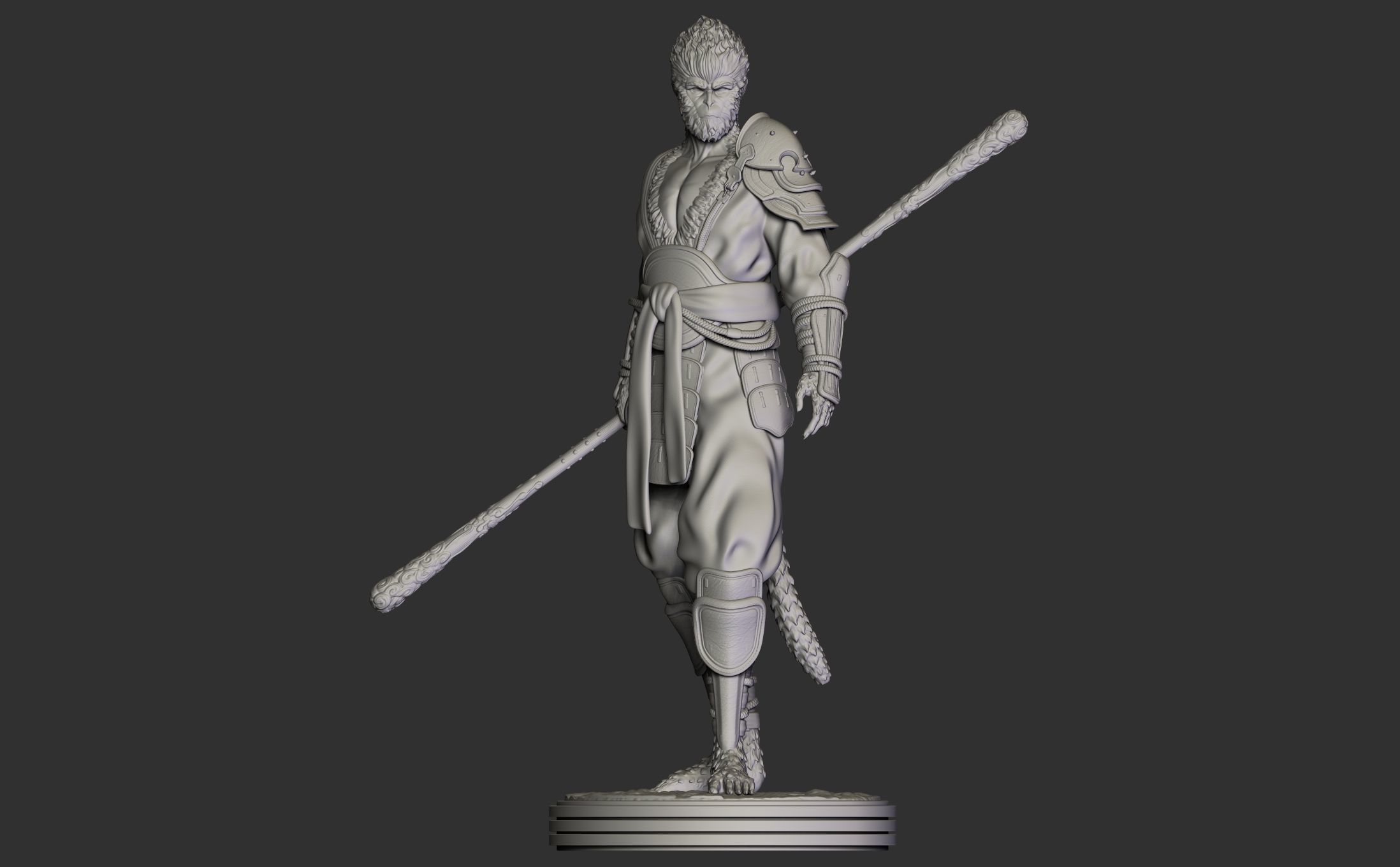 Black Myth Wukong 3D print model_1