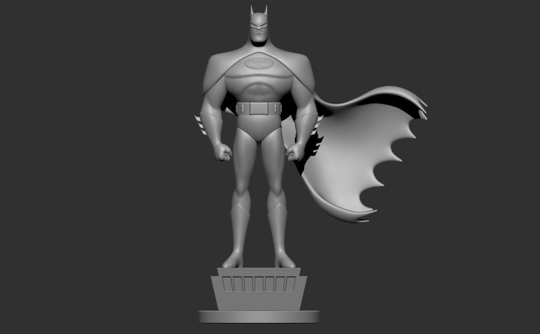 Batman Animated 3D print model_2