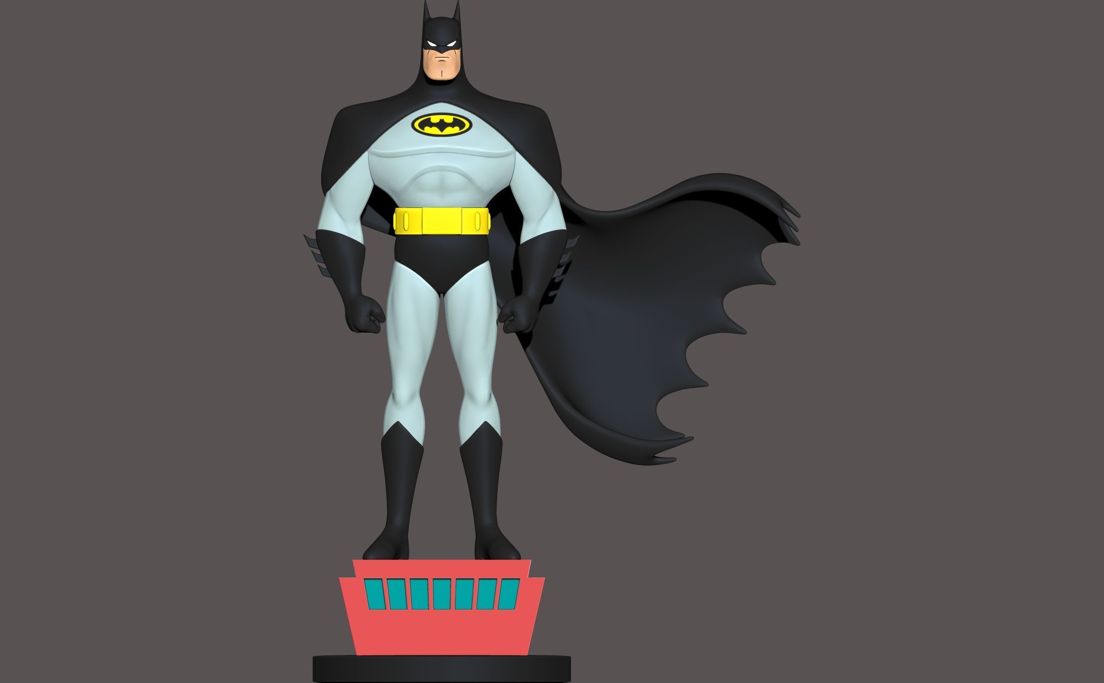 Batman Animated 3D print model_1
