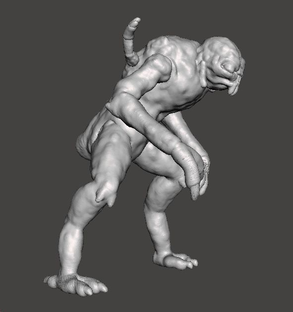 BRUNDLEFLY MONSTER MINIATURE MODEL HORROR FANTASY GAMES RPG DND 3D print model_3