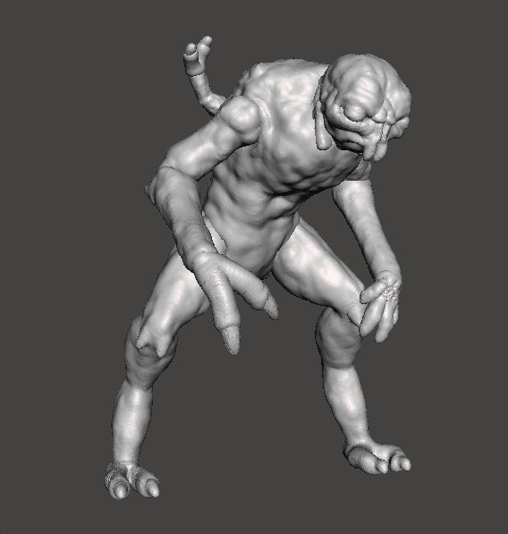 BRUNDLEFLY MONSTER MINIATURE MODEL HORROR FANTASY GAMES RPG DND 3D print model_2