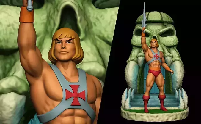 HE-MAN ANIMATION DIORAMA