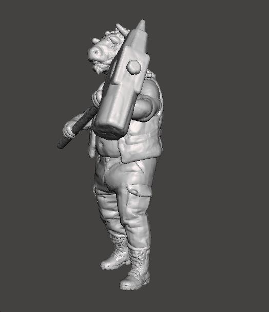 RE4 BRUTE MINIATURE MODEL FOR HORROR OR FANTASY GAMES RPG DND 3D print model_2