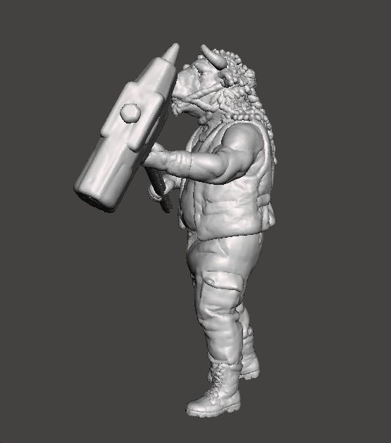 RE4 BRUTE MINIATURE MODEL FOR HORROR OR FANTASY GAMES RPG DND 3D print model_4