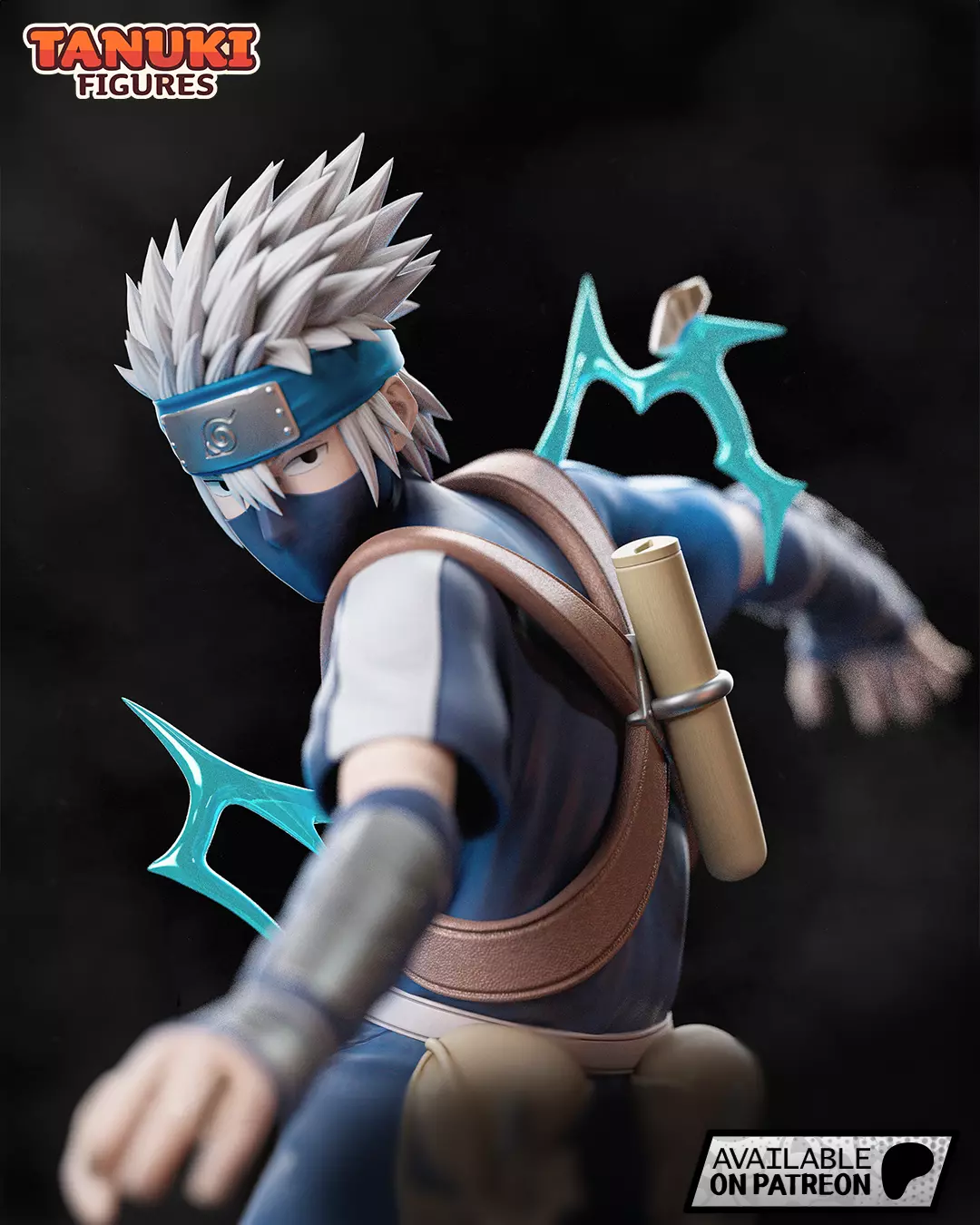 Young Kakashi - Naruto - Fullsize 3D print model