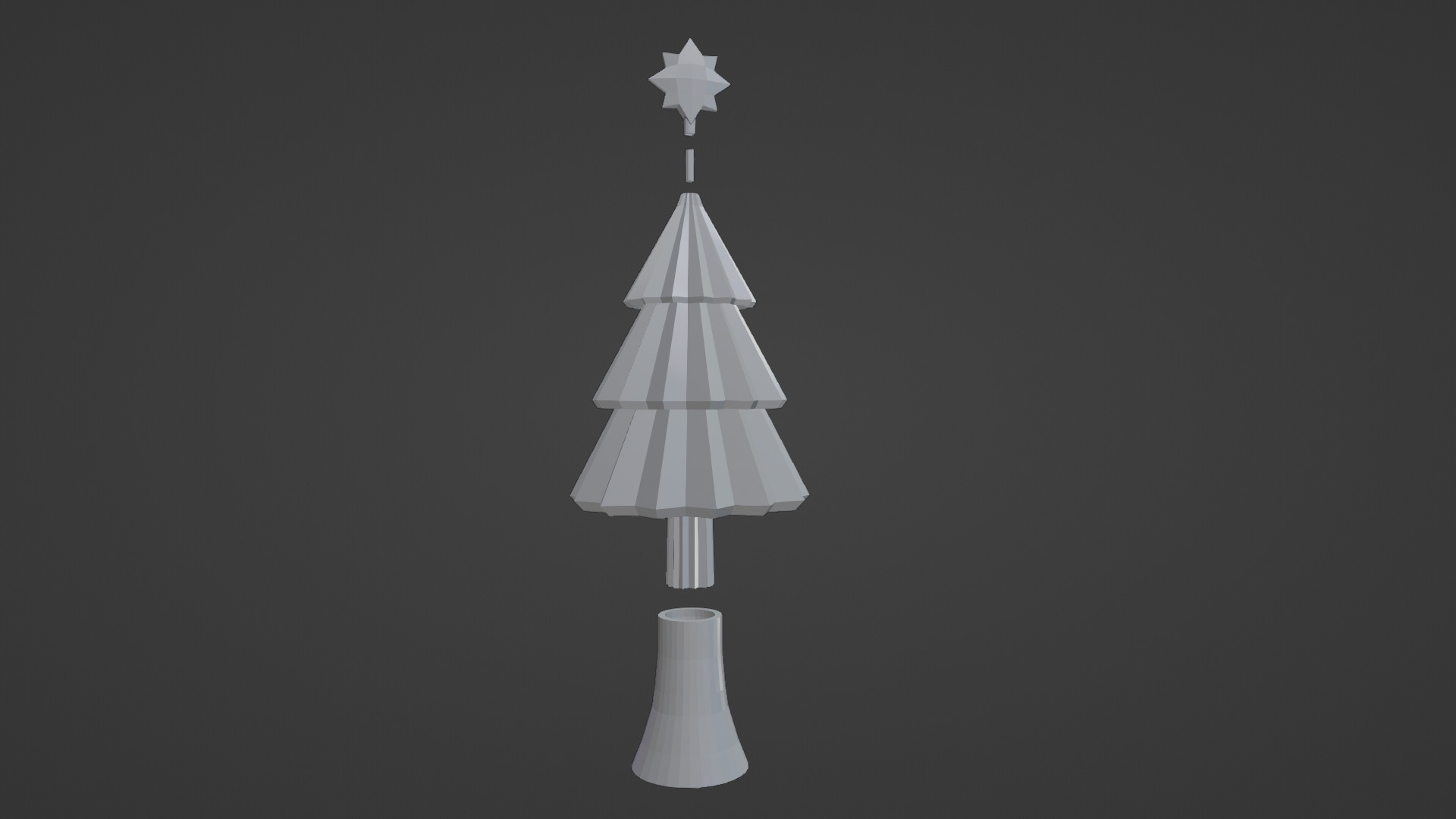 3D Printable Christmas Tree 3D print model_4