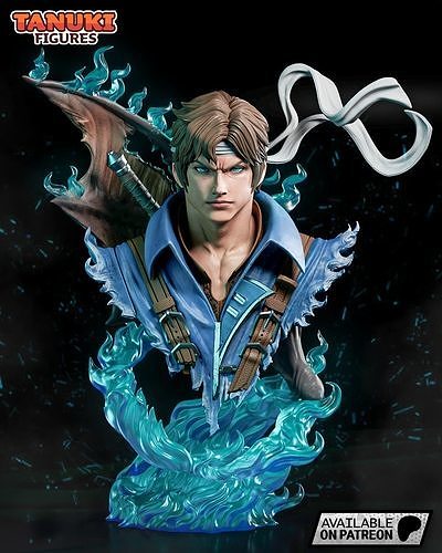 Richter Belmont - Castlevania - Bust 3D print model