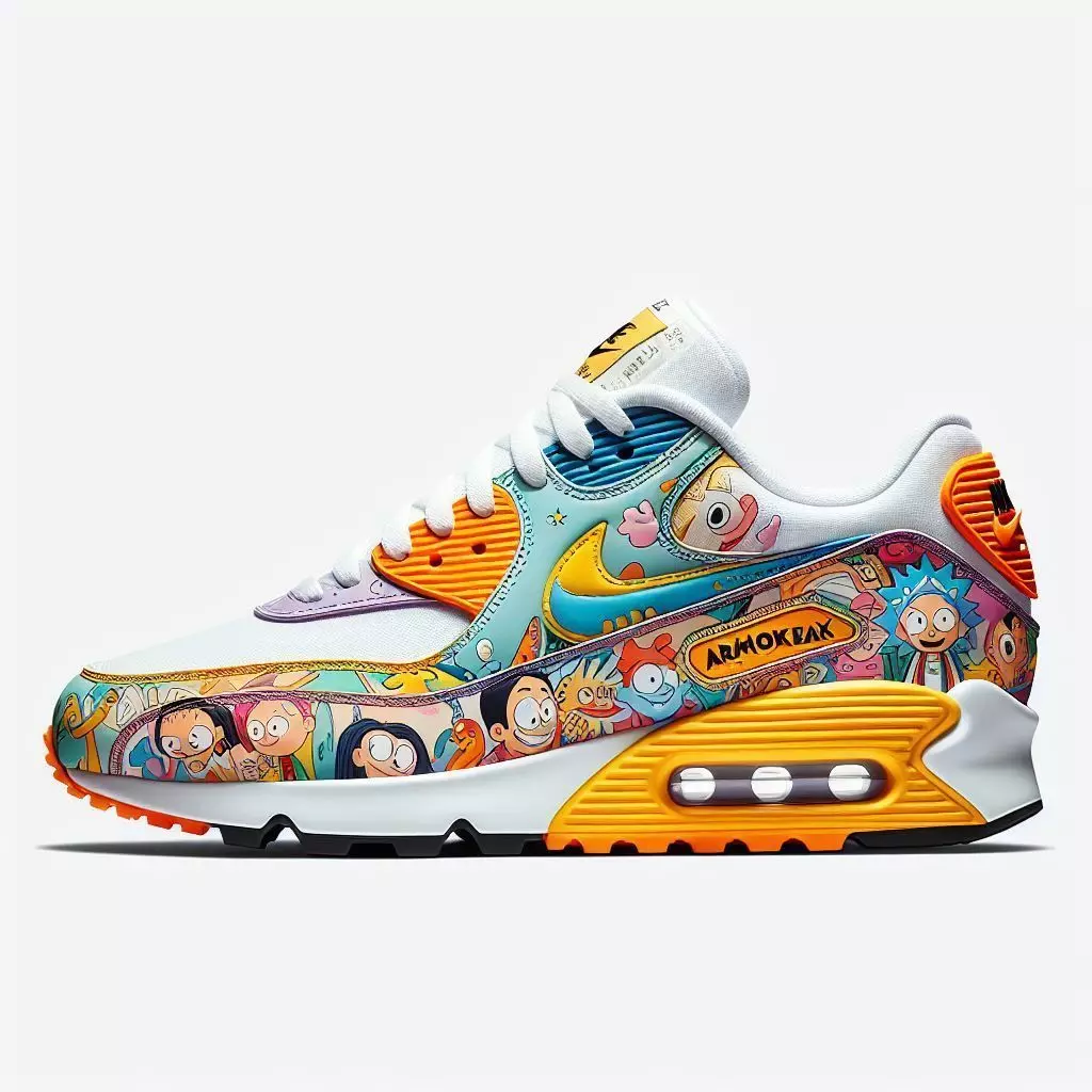 Sneakers Toon Vibes Free 3D model