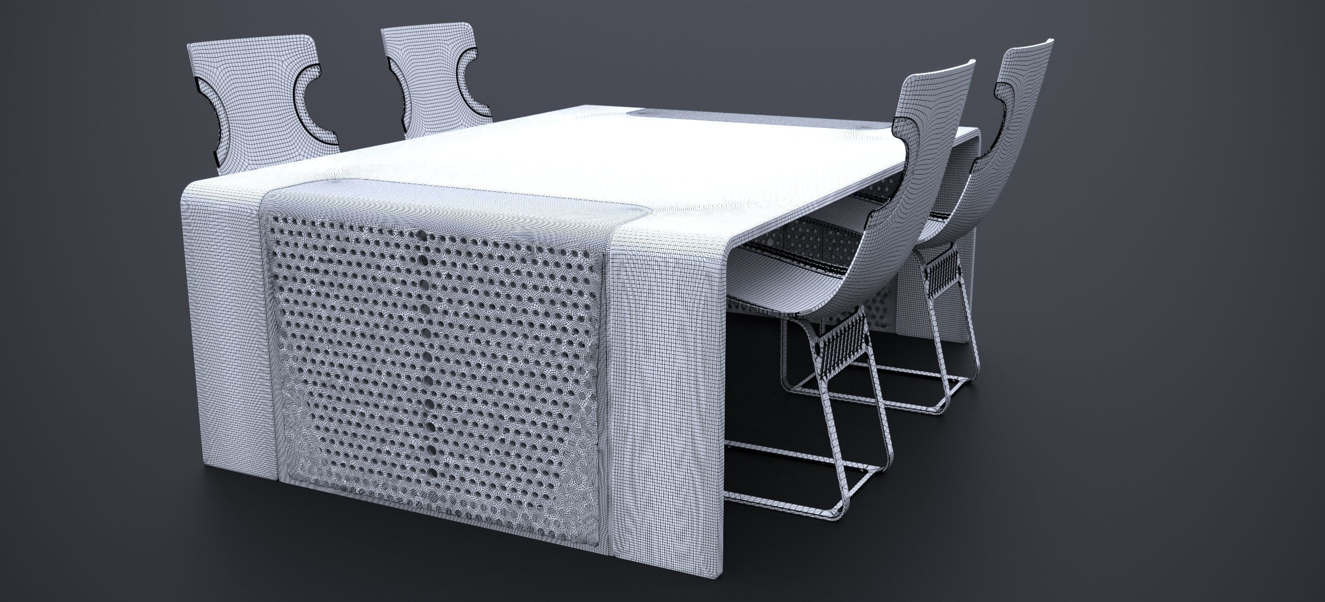 NORDSK DENSKAR DINING ROOM SET 2024 3D model_18