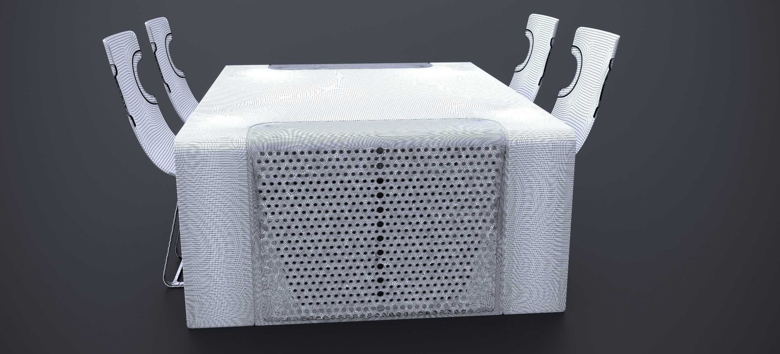 NORDSK DENSKAR DINING ROOM SET 2024 3D model_17