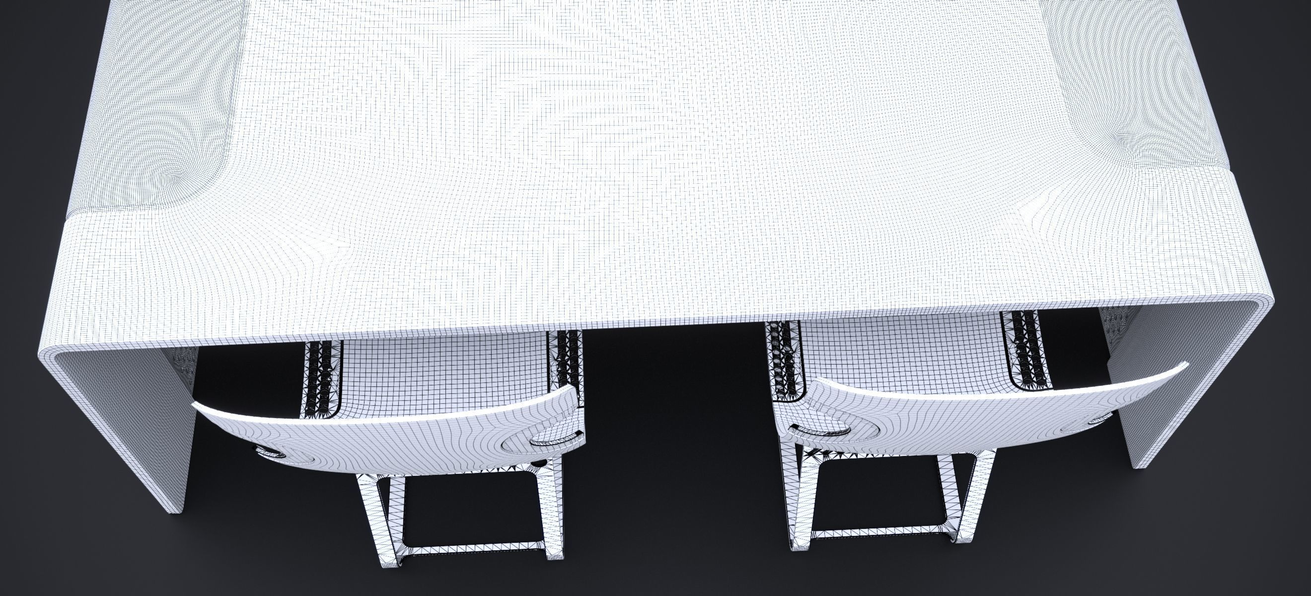 NORDSK DENSKAR DINING ROOM SET 2024 3D model_24