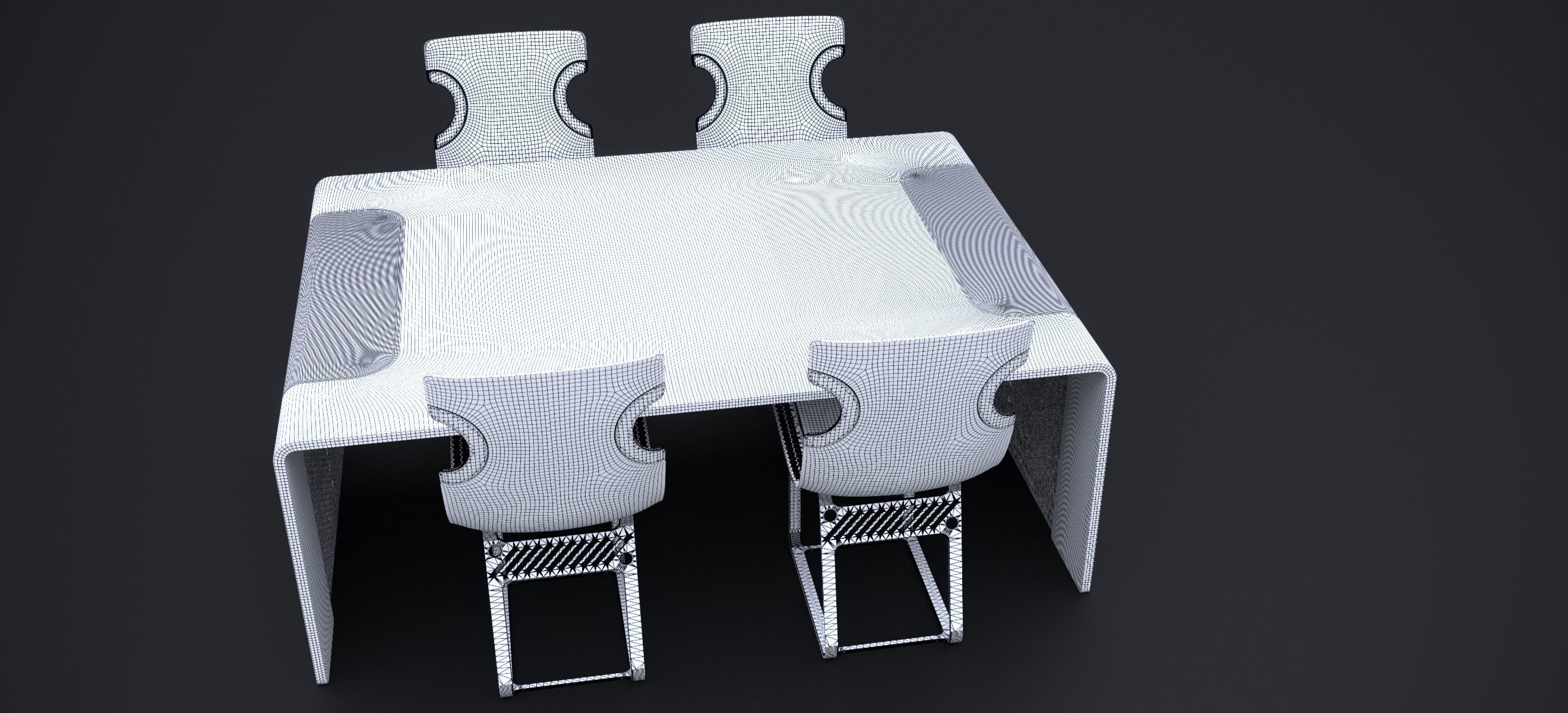 NORDSK DENSKAR DINING ROOM SET 2024 3D model_13