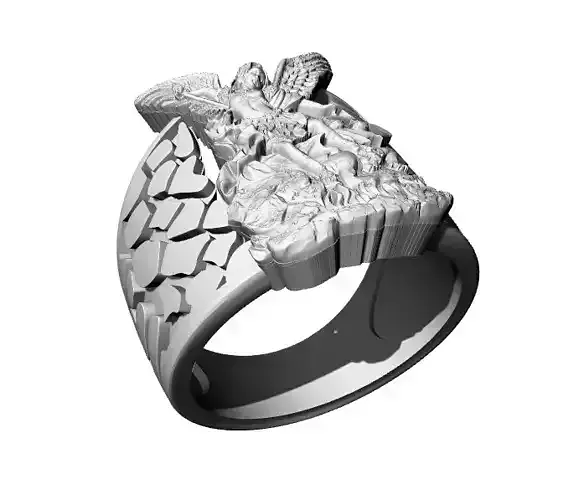 St Michael Archangel Ring