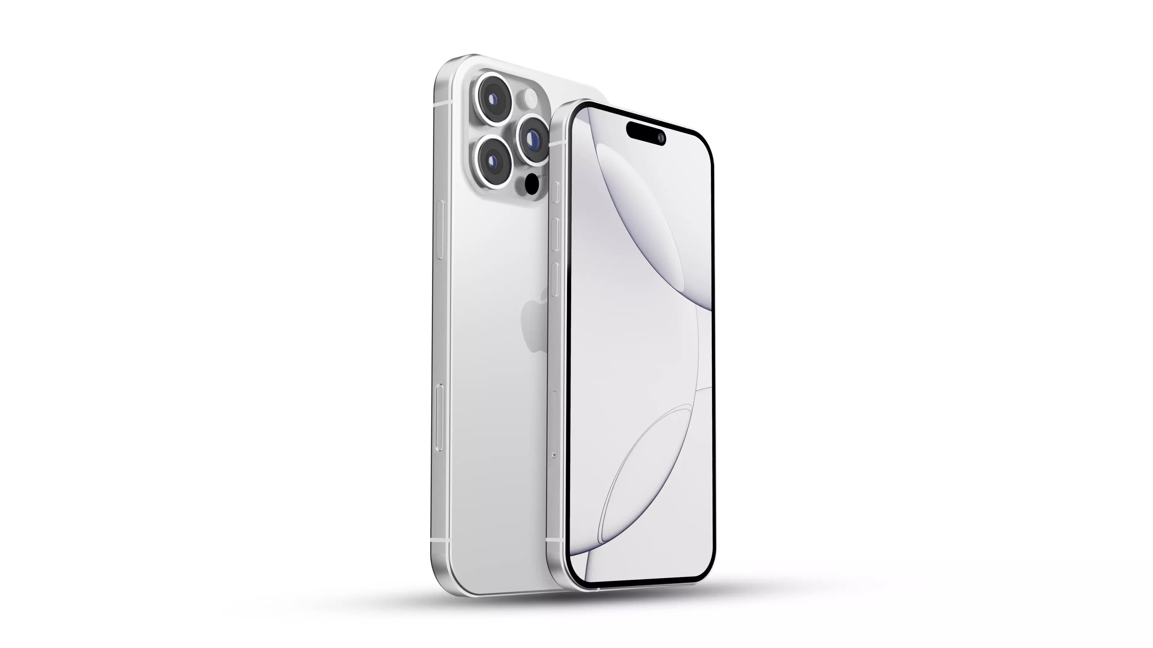 iPhone 16 Pro Max White 3D model_0