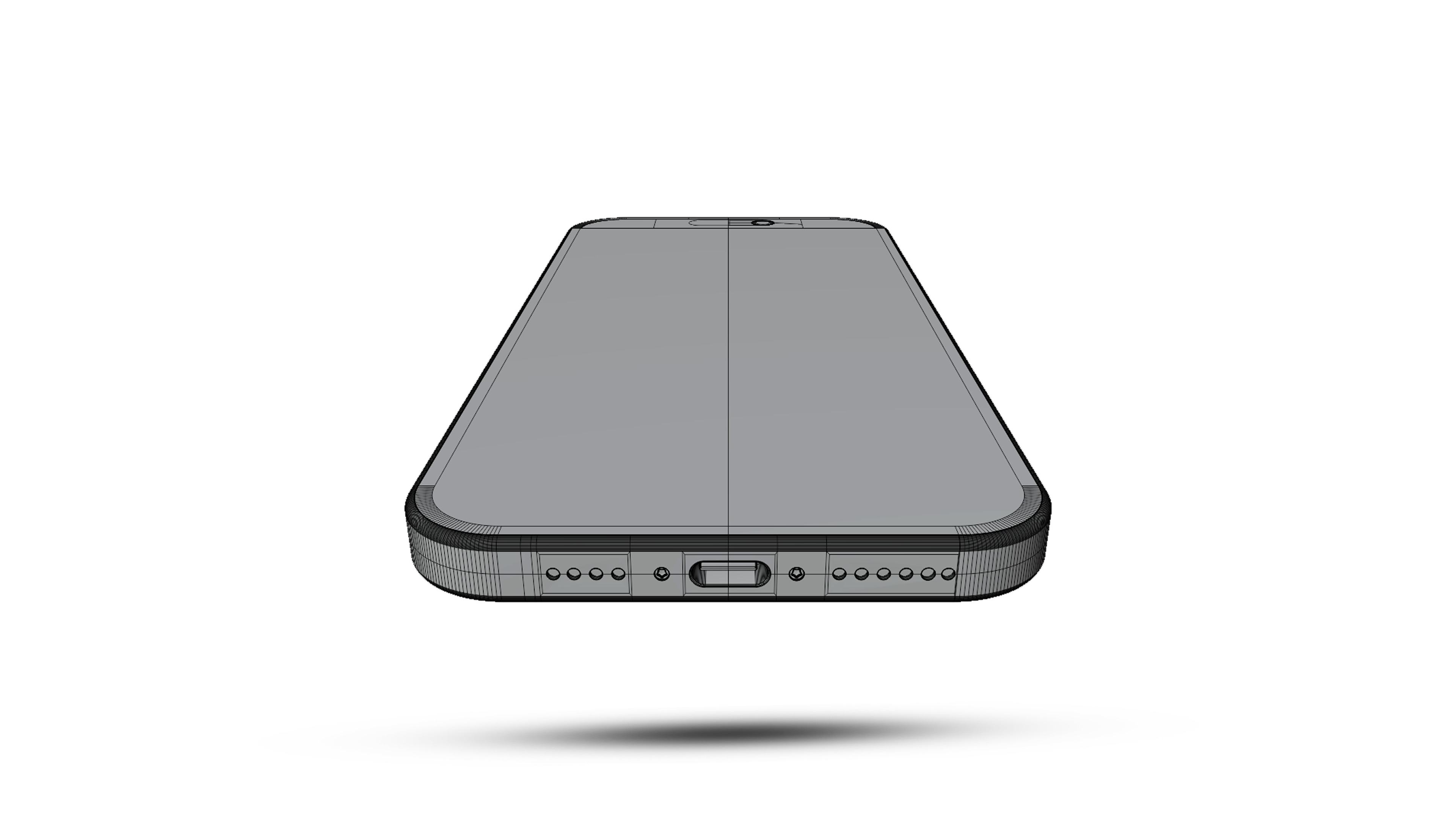 iPhone 16 Pro Max White 3D model_12