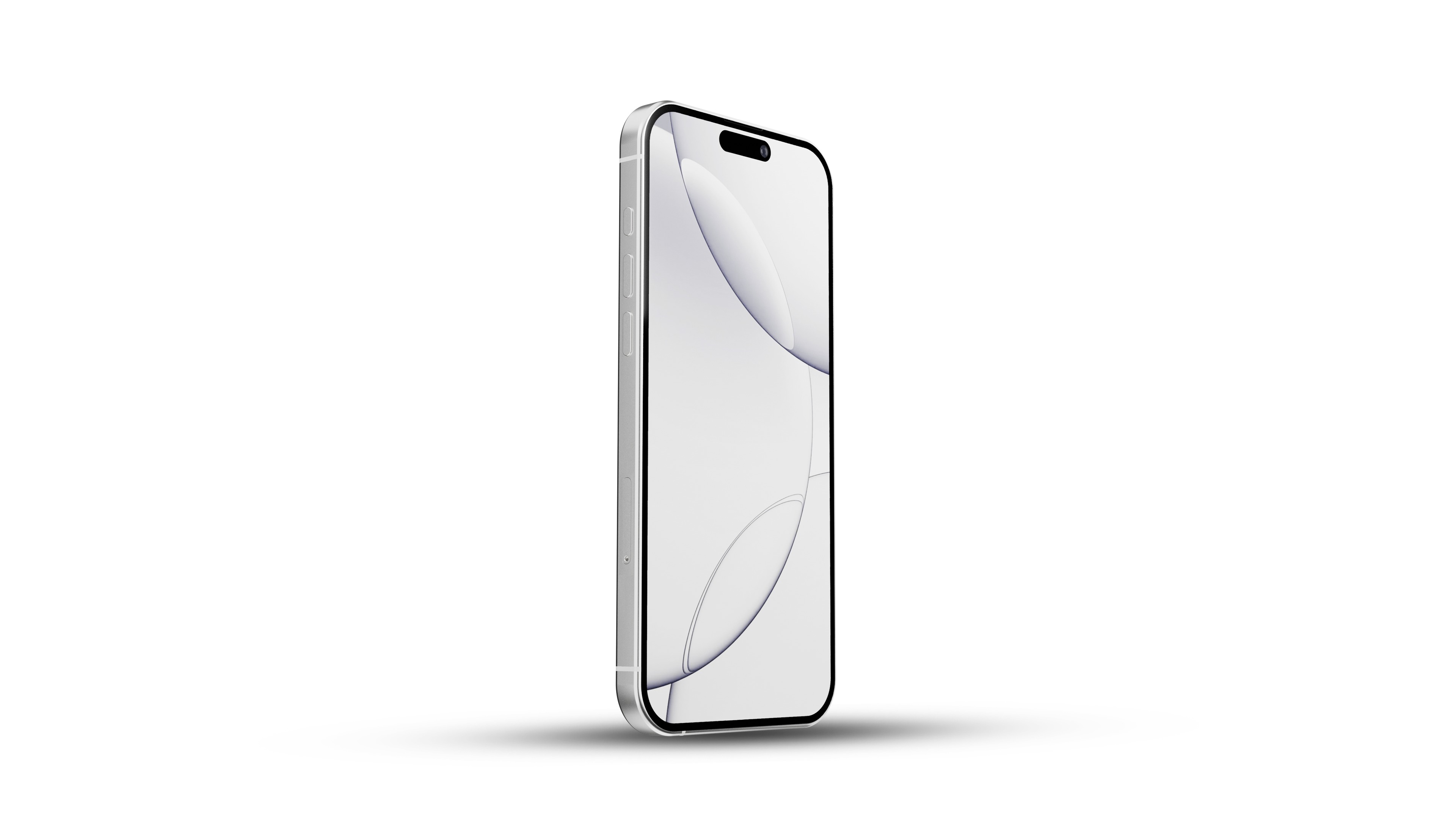 iPhone 16 Pro Max White 3D model_1