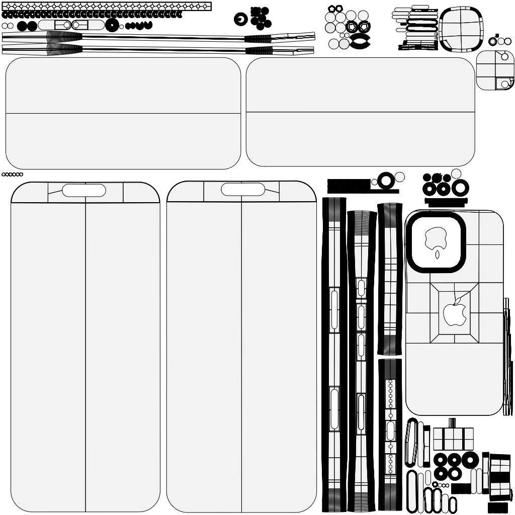 iPhone 16 Pro Max White 3D model_16
