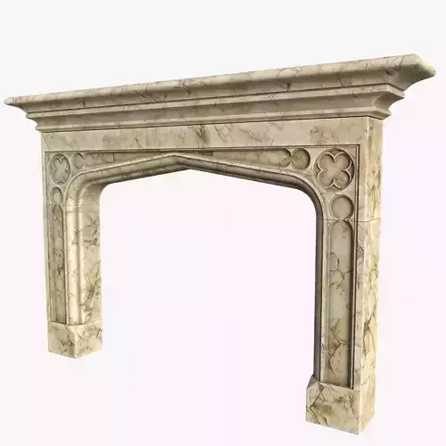Marble fireplace