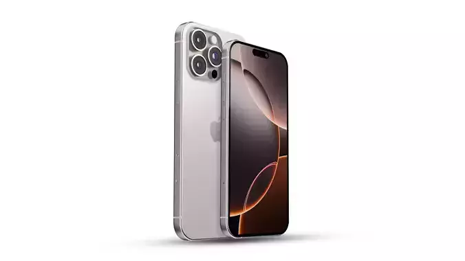 iPhone 16 Pro Max Natural 3D model