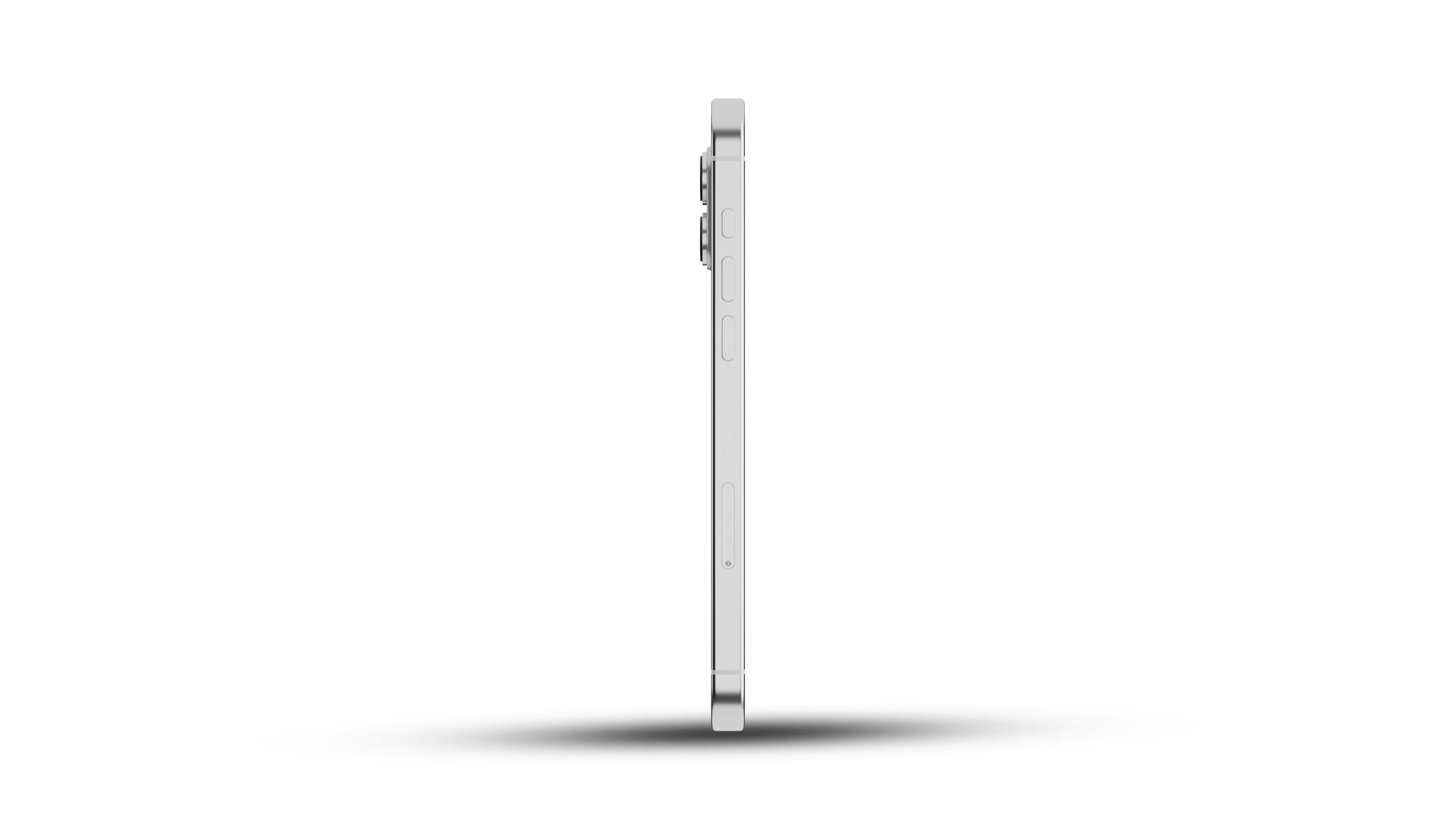 iPhone 16 Plus White 3D model_5