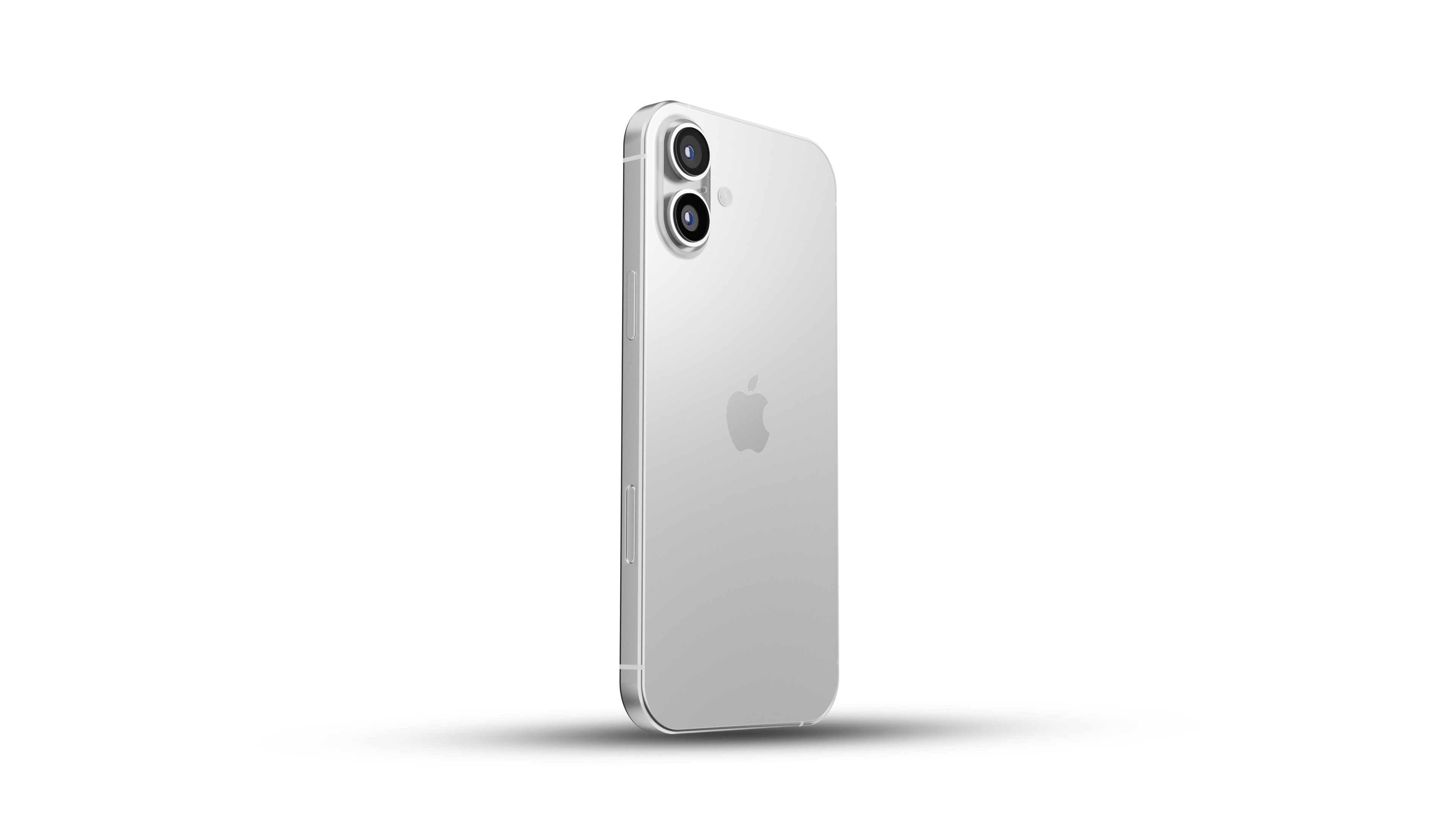 iPhone 16 Plus White 3D model_2
