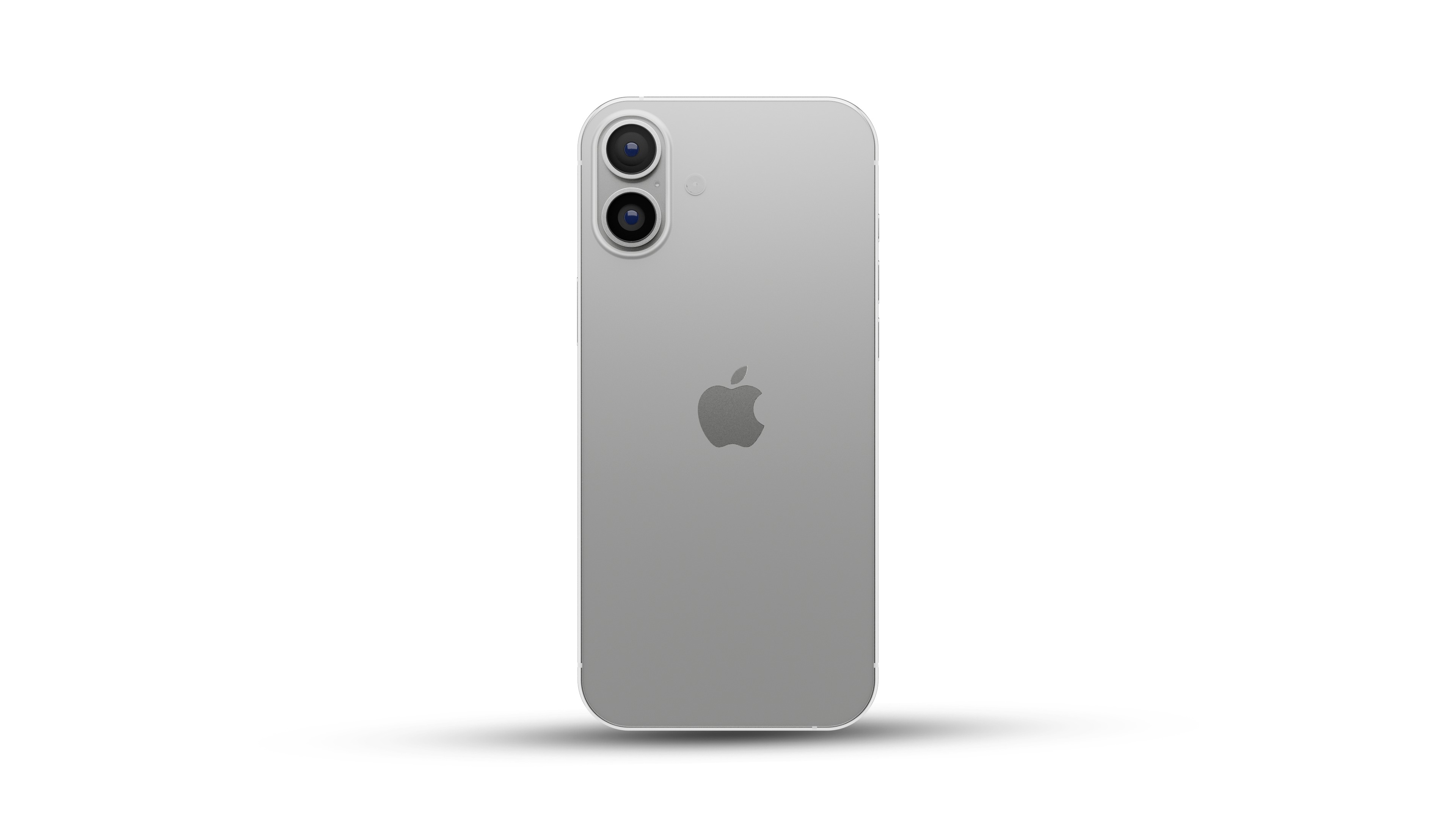 iPhone 16 Plus White 3D model_4