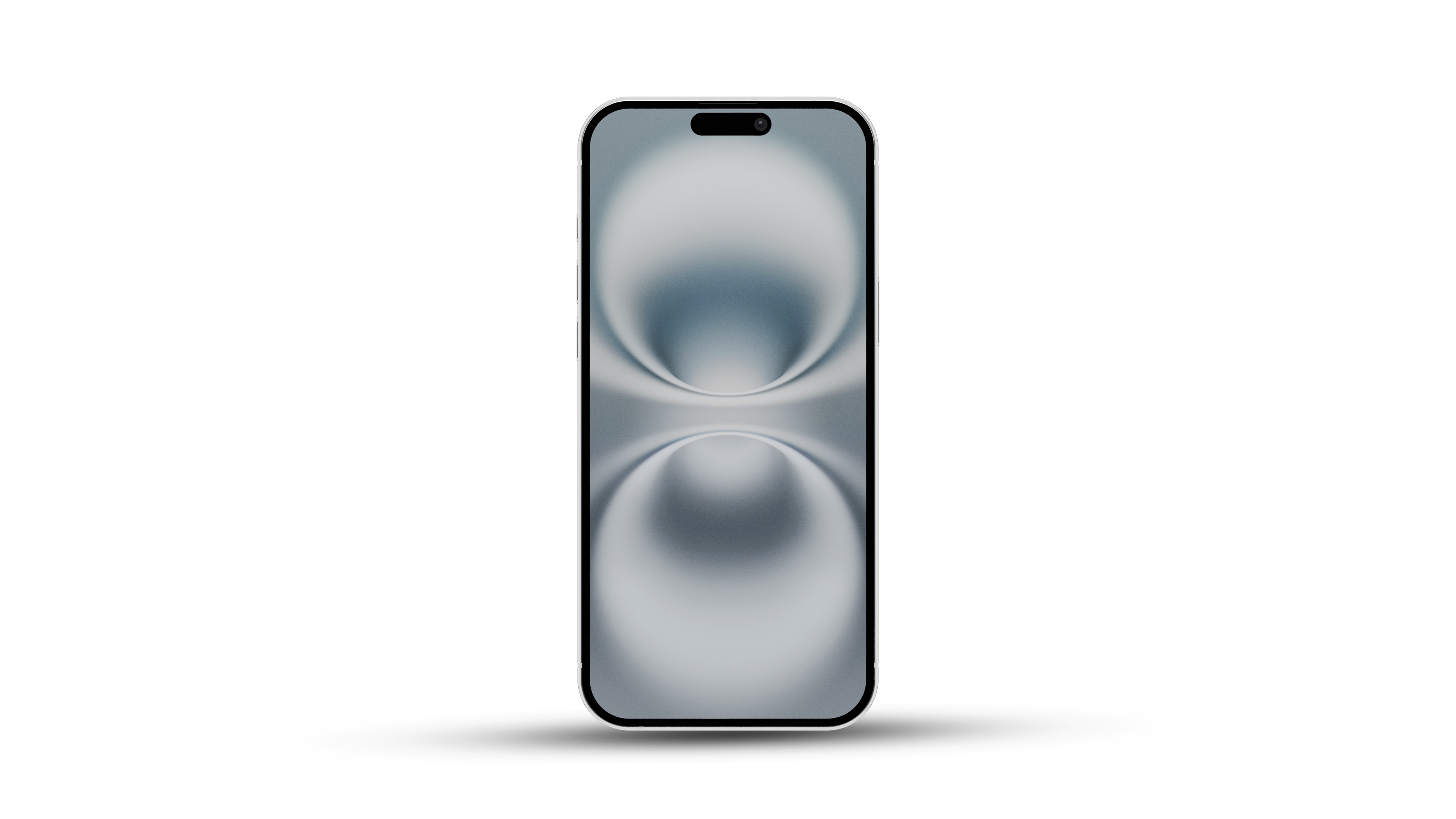 iPhone 16 Plus White 3D model_3