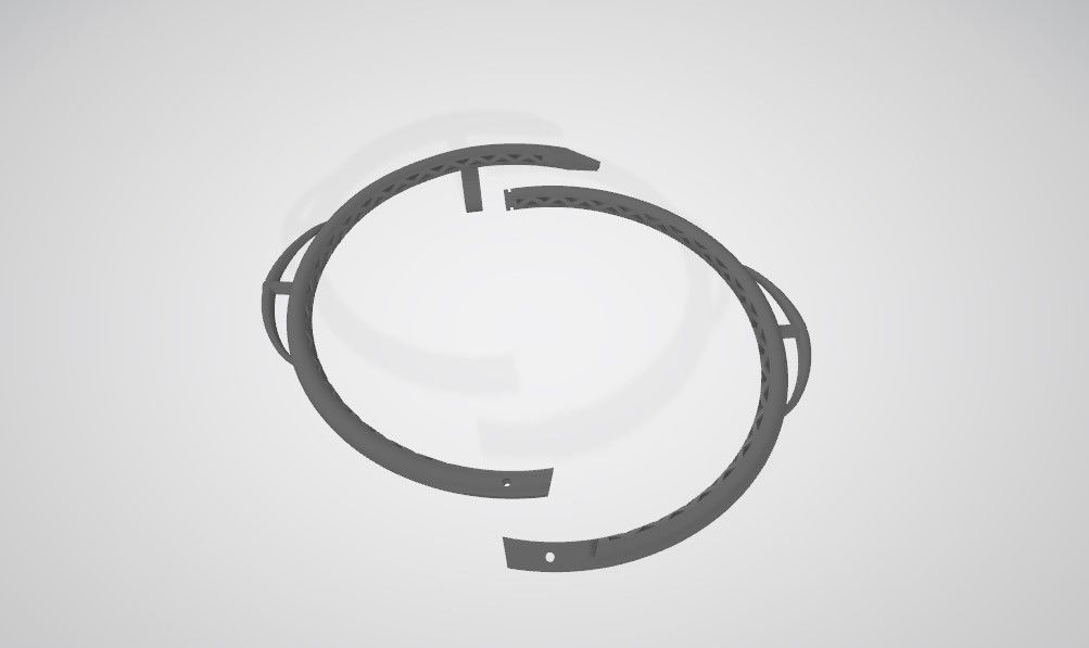 Cart clue fussion bracelet  3D print model_7