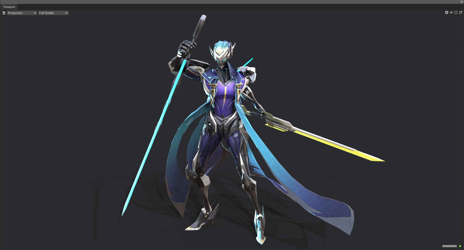 Double-edged assassin 3D model_33