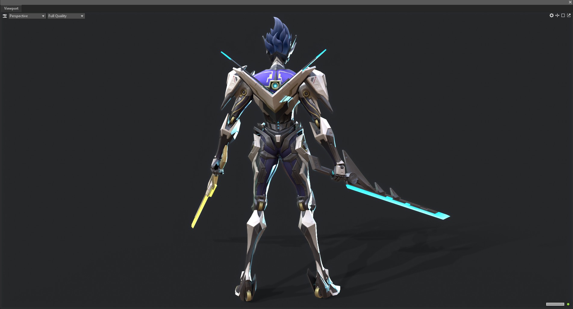 Double-edged assassin 3D model_11