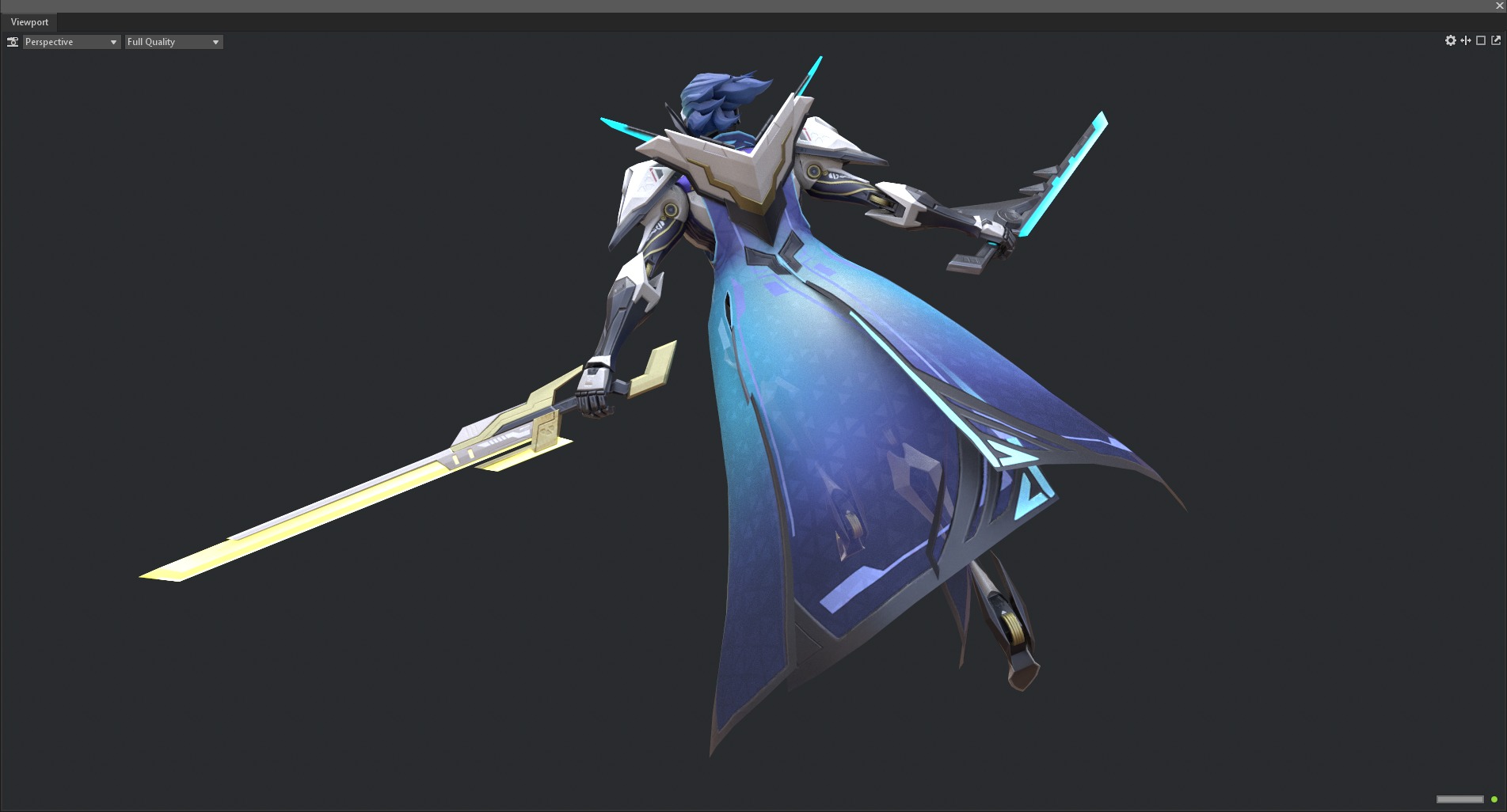 Double-edged assassin 3D model_22