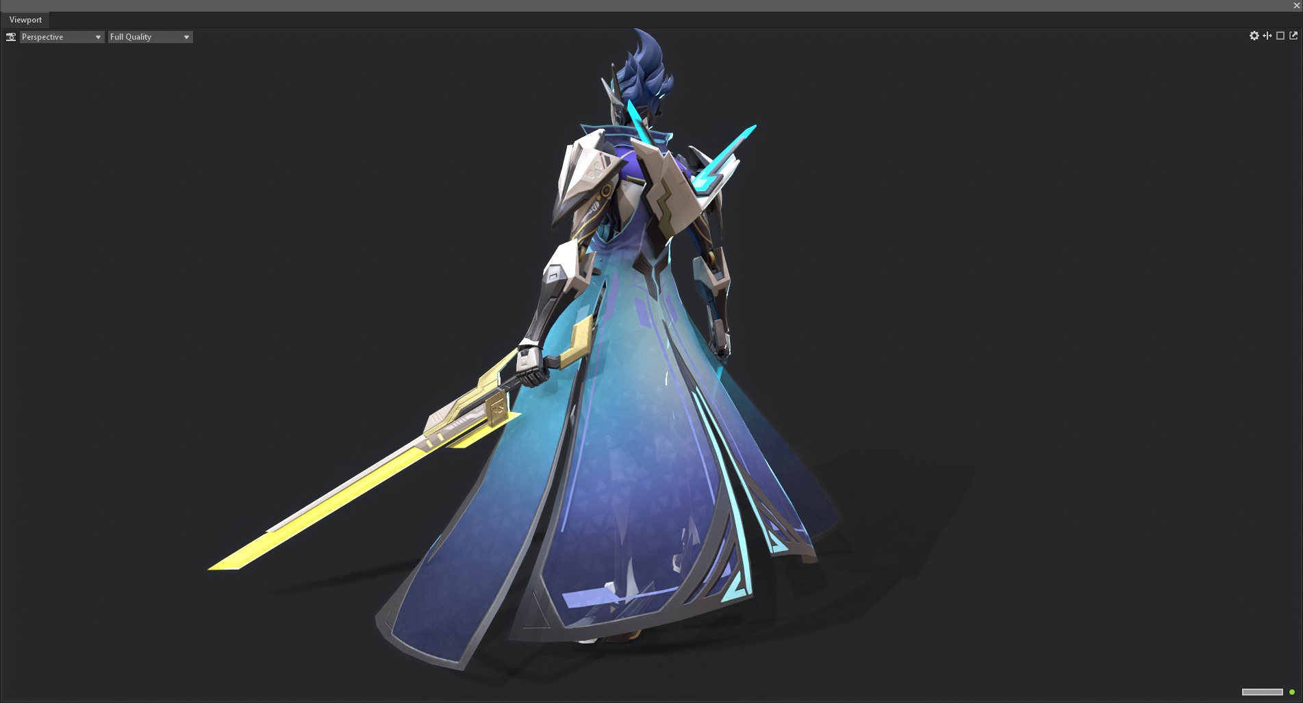 Double-edged assassin 3D model_3