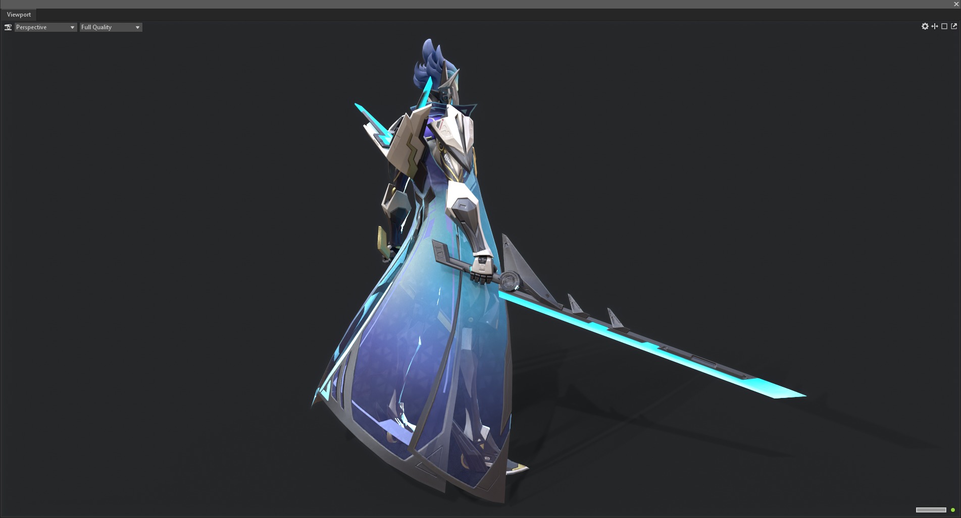 Double-edged assassin 3D model_5