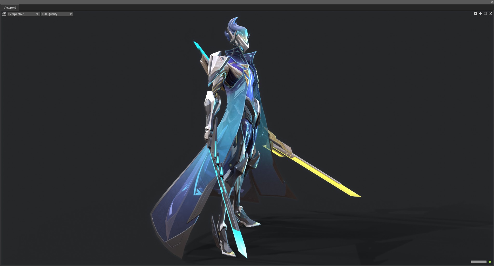 Double-edged assassin 3D model_6
