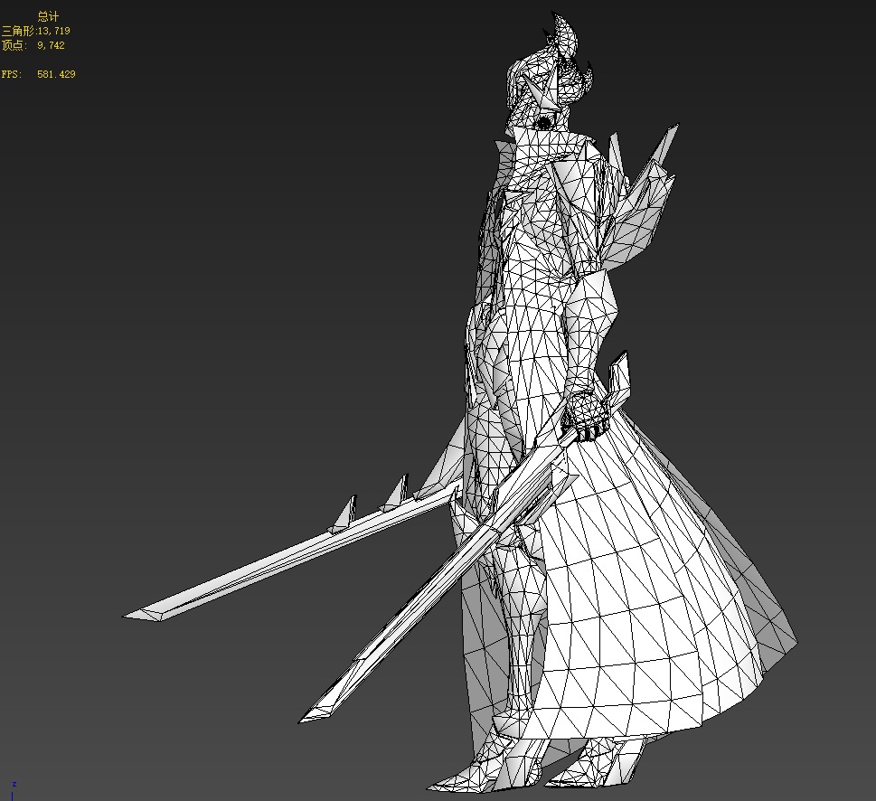 Double-edged assassin 3D model_39