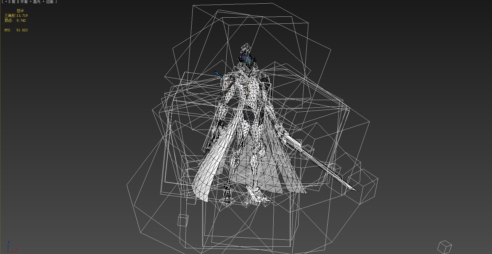 Double-edged assassin 3D model_35