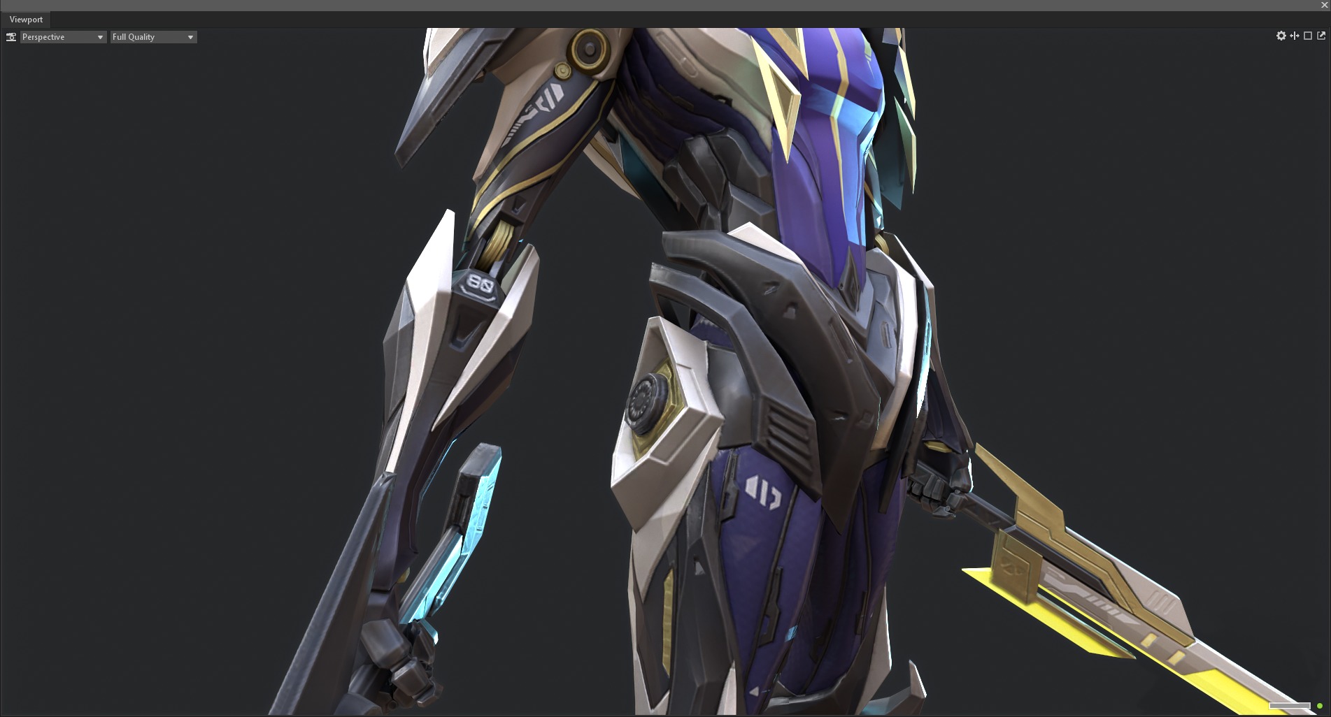 Double-edged assassin 3D model_14