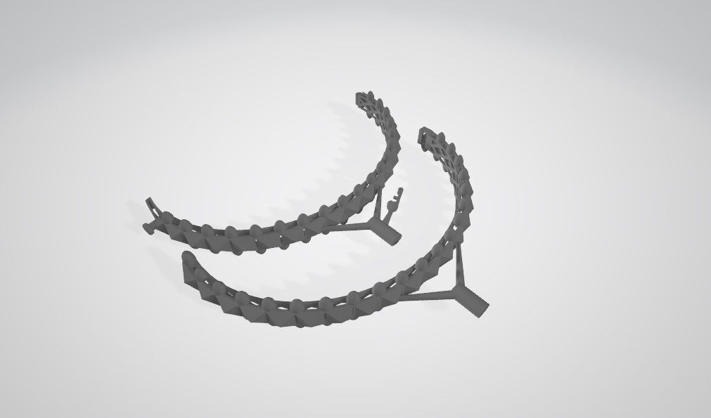 Clash bracelet fussion 3D print model_6